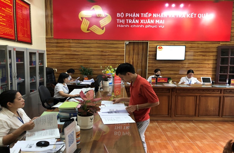 Thị trấn Xuân Mai thực hiện có hiệu quả công tác cải cách hành chính