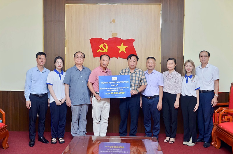 MTTQ Việt Nam huyện tiếp nhận hỗ trợ 50 triệu đồng từ trường Đại học Nguyễn Trãi; Thụy Hương ra mắt 2 mô hình tuyên truyền, phổ biến giáo dục pháp luật và thực hiện trợ giúp pháp lý