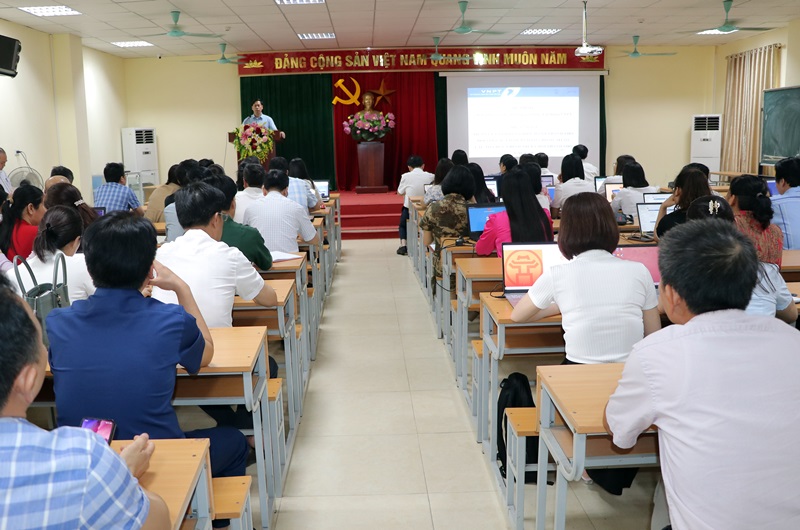 Chương Mỹ tập huấn sử dụng phần mềm quản lý văn bản và điều hành Thành phố đối với các cơ quan Đảng, MTTQ và các tổ chức chính trị - xã hội huyện
